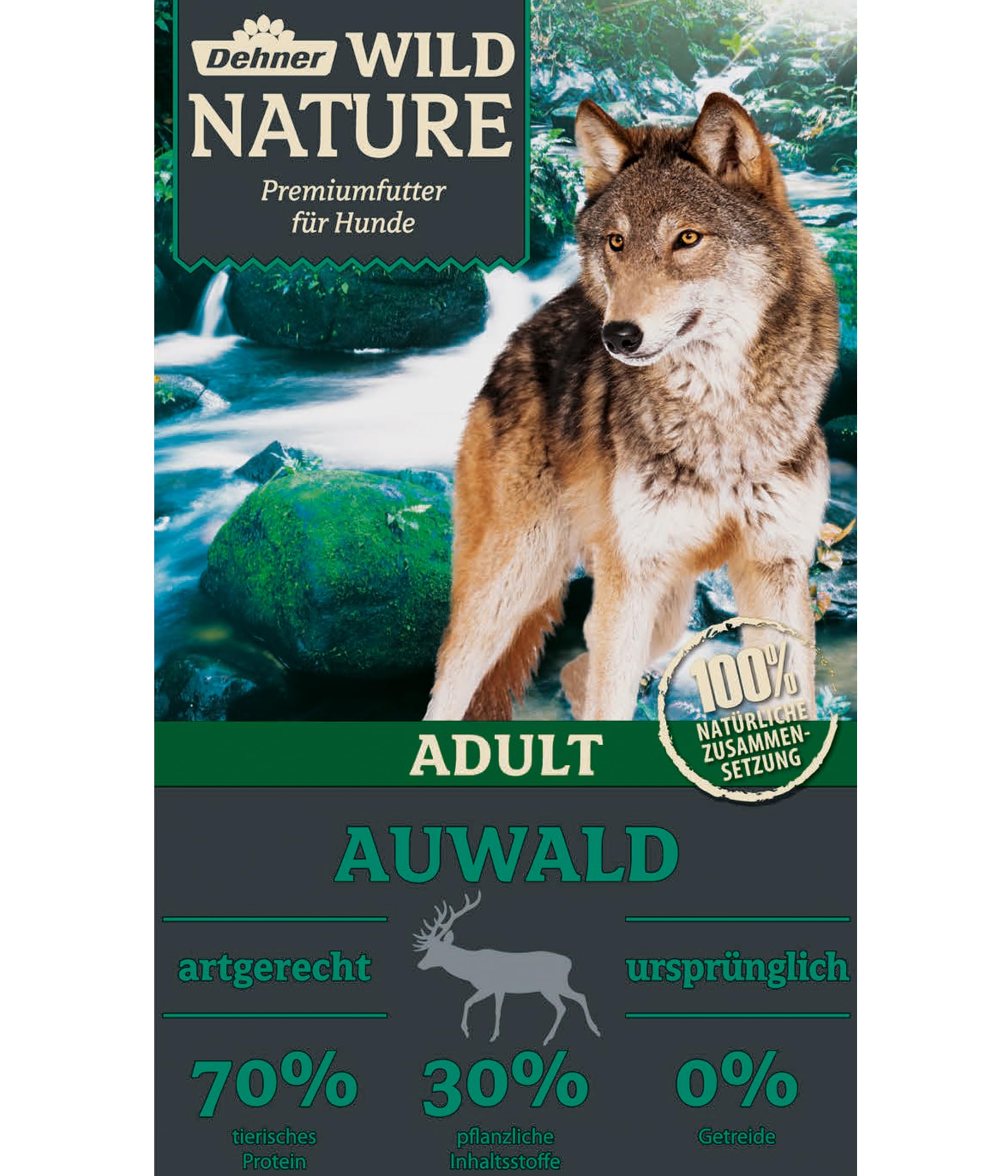 Dehner Wild Nature Auwald Trockenfutter Geflügel 12kg getreidefrei