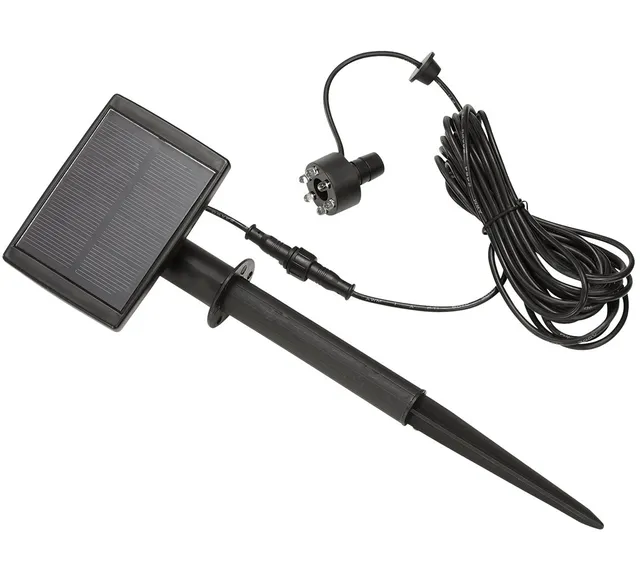 Dehner Premium Lovely Solar LED-Leuchte schwarz weißes Licht