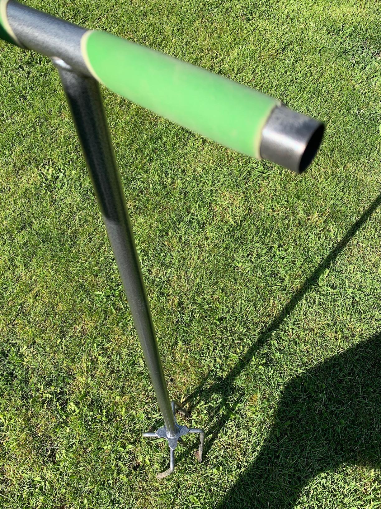 Dehner Gartenkralle Stahl 90cm Bodenlockerer grau grün