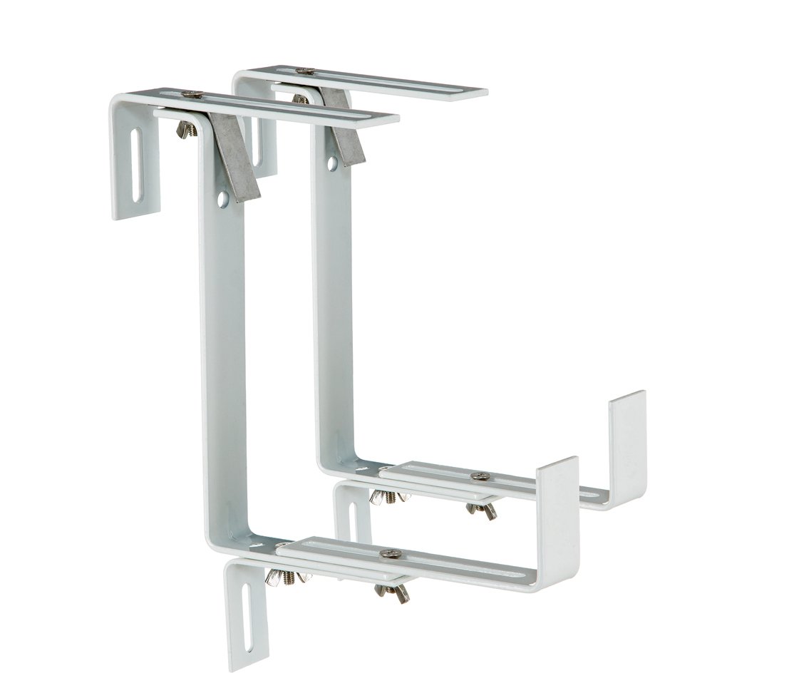 Dehner Profi Blumenkastenhalter Metall anthrazit 2 Stück