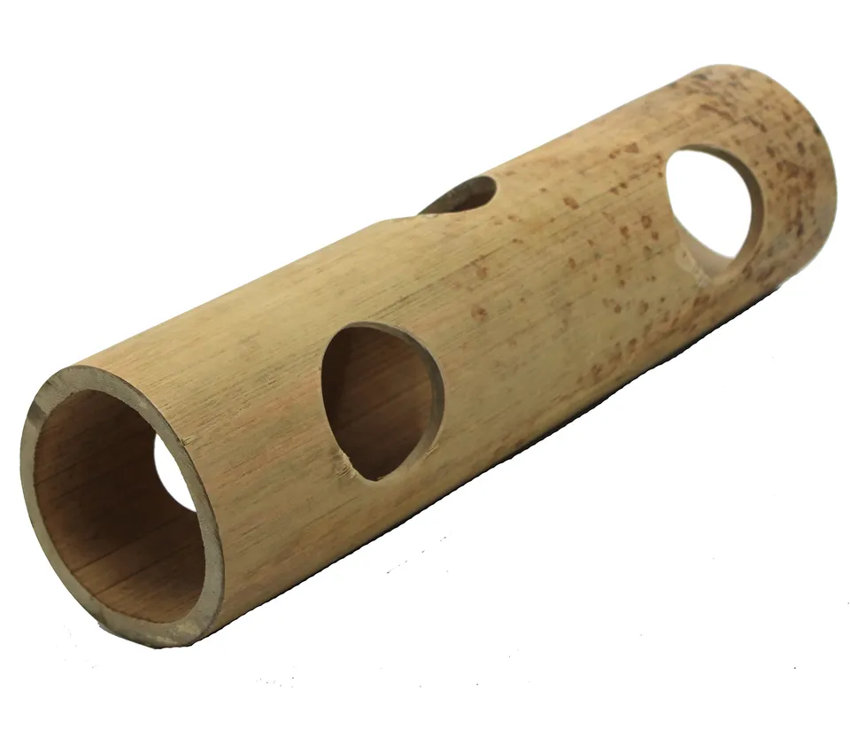 Dehner Lieblinge Bambusröhre Nagertunnel Ø 9x40 cm natur
