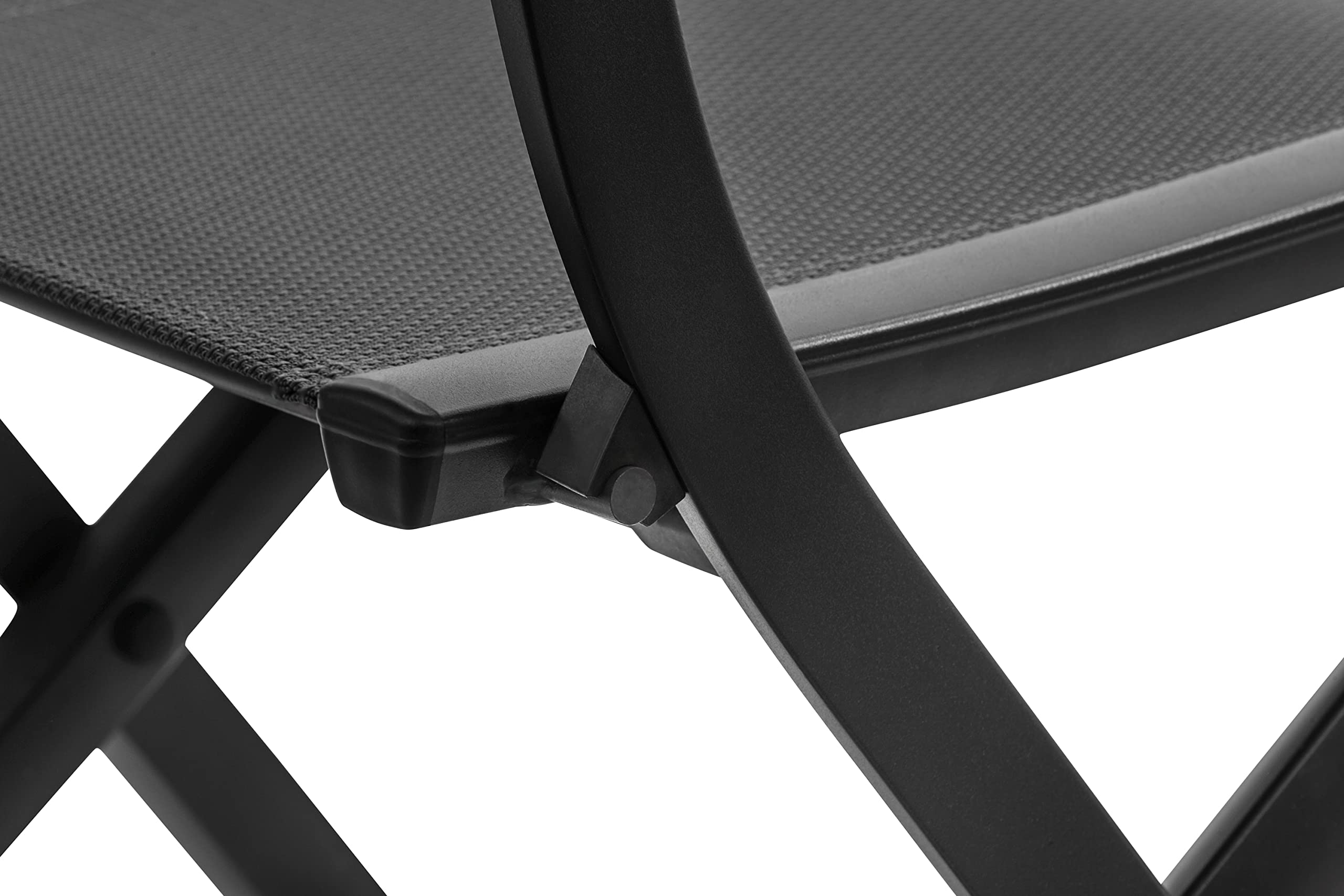 Dehner Chicago Klappstuhl schwarz Textilene