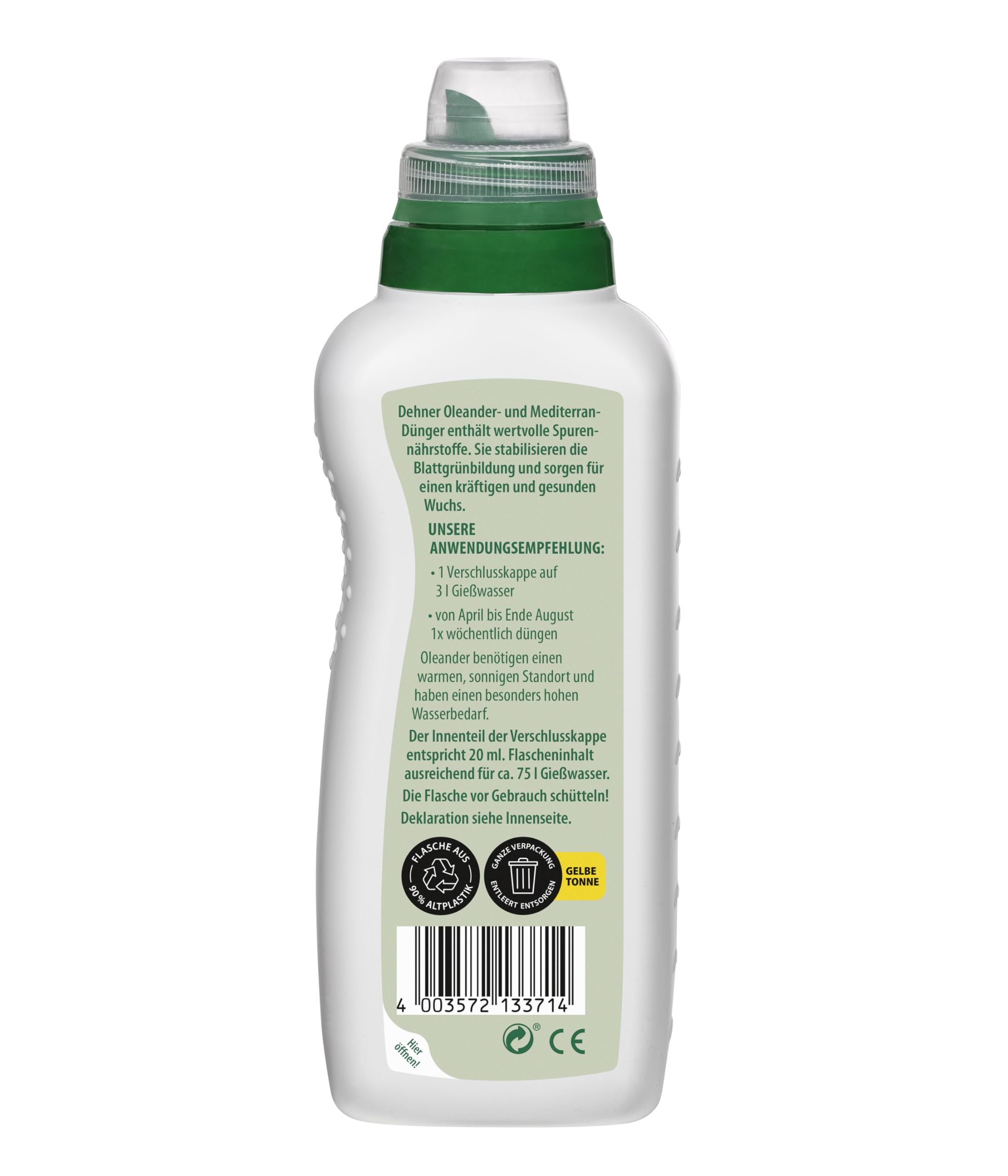 Dehner Oleander- Mediterrandünger Flüssigdünger 500 ml NPK