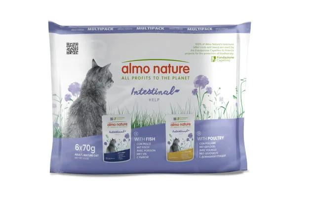 Almo Nature Functional Intestinal Nassfutter 6x70g Fisch