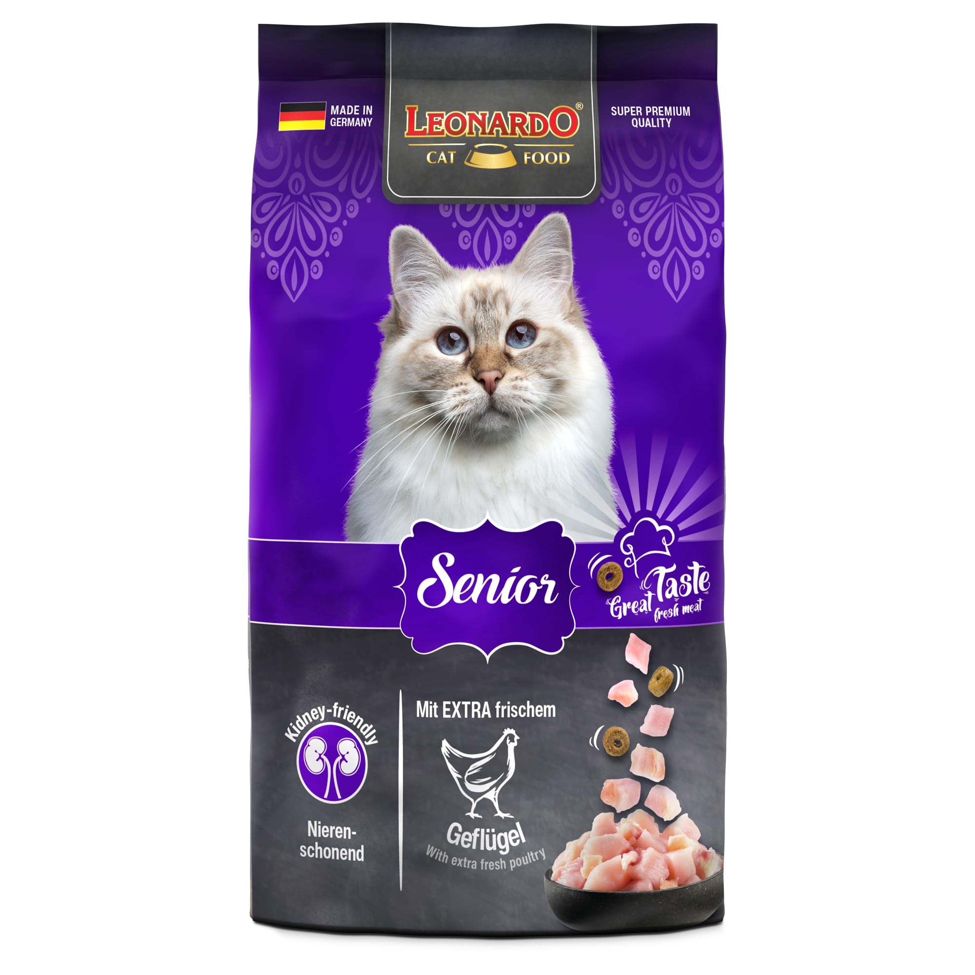 LEONARDO Senior Trockenfutter 7,5kg Geflügel