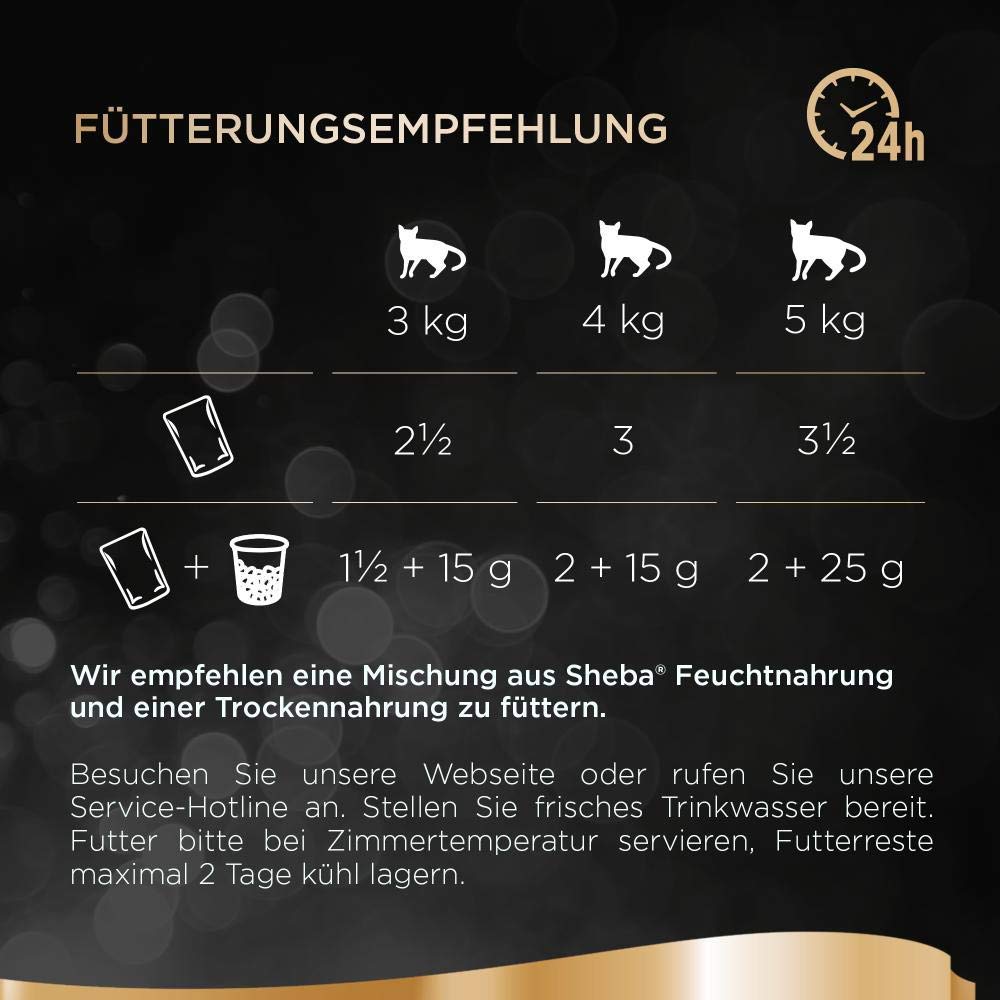 Sheba Selection in Sauce Geflügel Nassfutter 24x85g Beutel