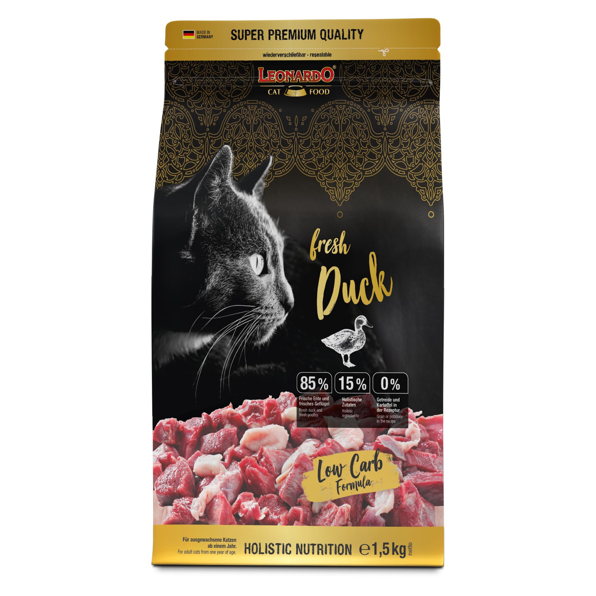 LEONARDO fresh Meat Rind Trockenfutter 1,5 kg getreidefrei