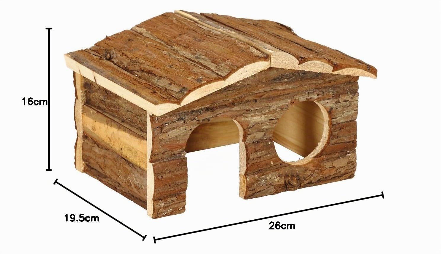 Dehner Premium Lovely Forest Nagerschlafhaus Holz 26x19,5x16cm