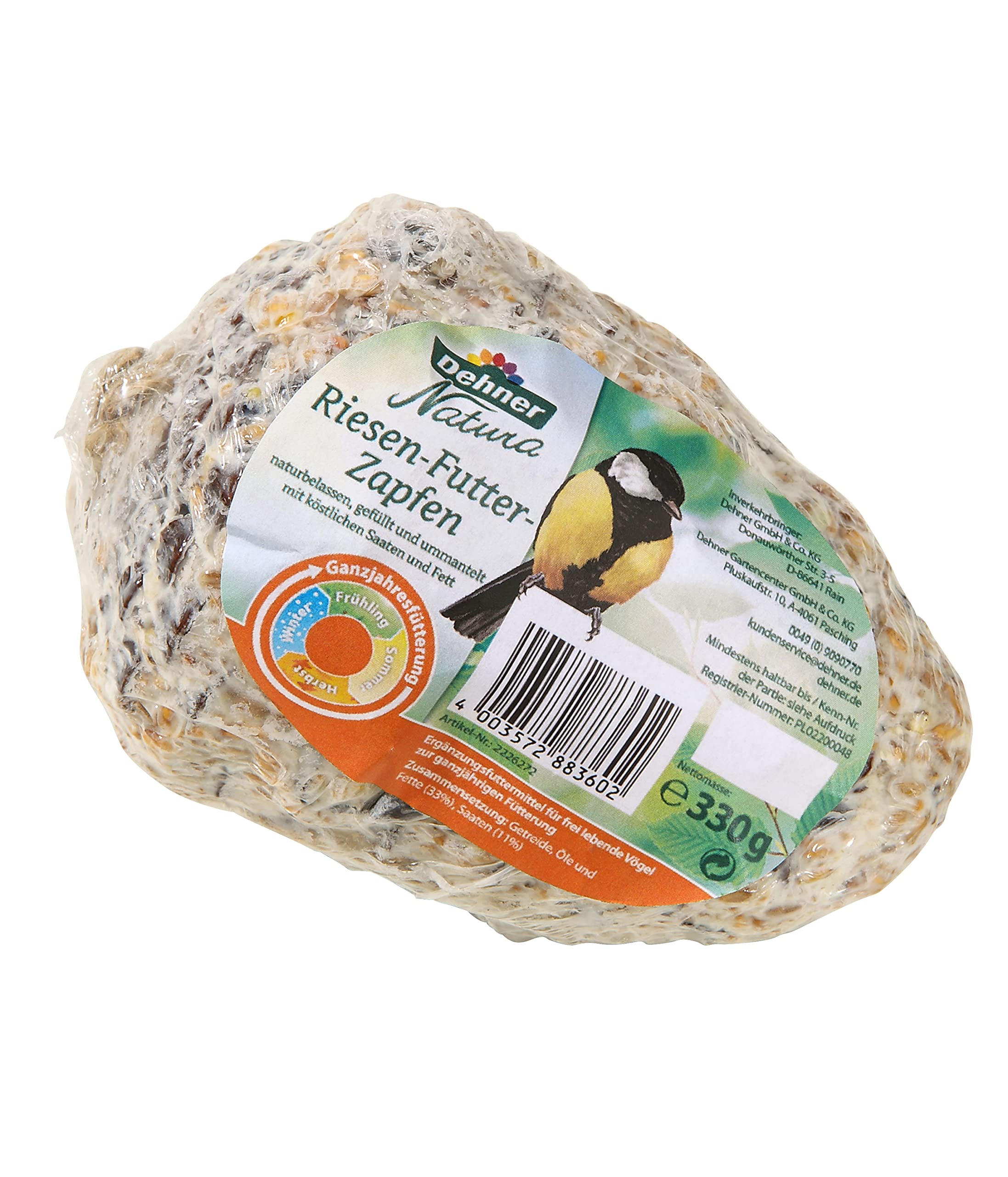 Dehner Natura Premium Wildvogelfutter Starterset 7-teilig energiereich