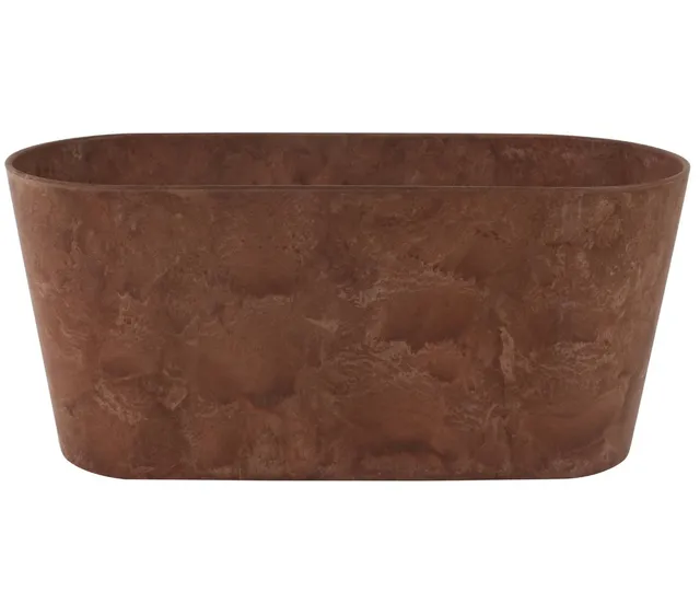 Dehner Premium Lovely Claire Blumenkasten braun 38 cm frostbeständig