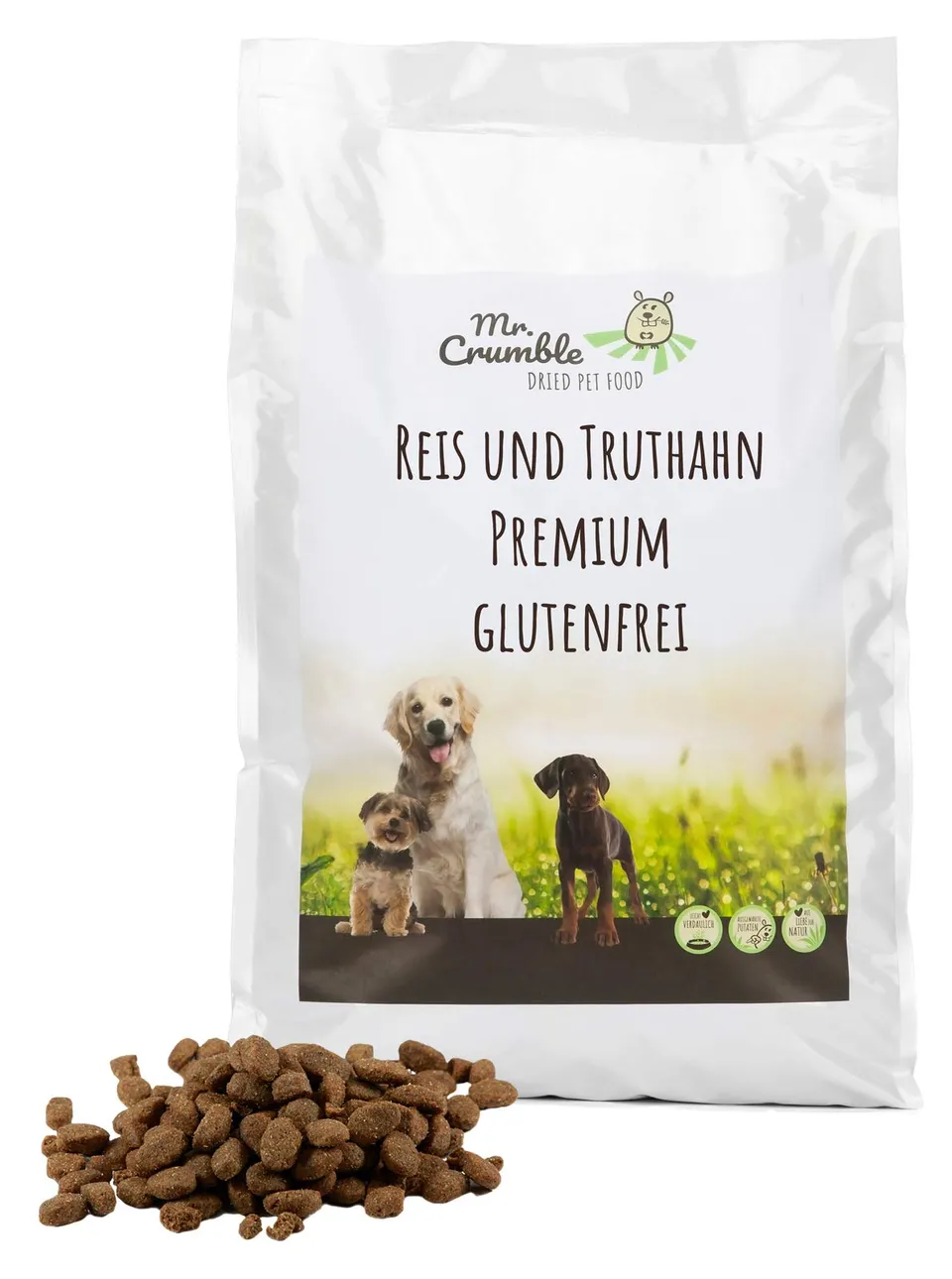 Mr. Crumble Reis Truthahn Trockenfutter 15 kg glutenfrei