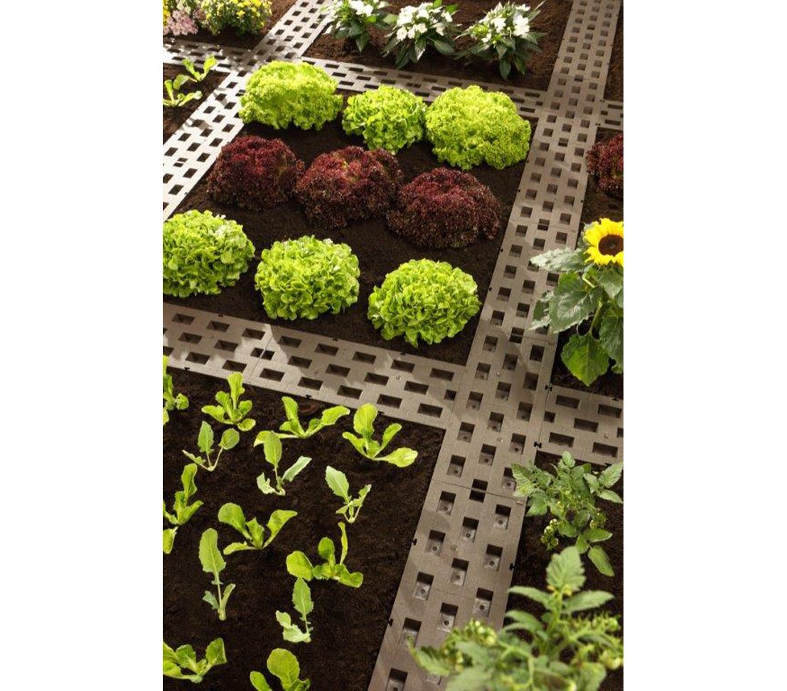 Dehner Premium Lovely Beetplatten steckbar 5er Pack 50x21cm