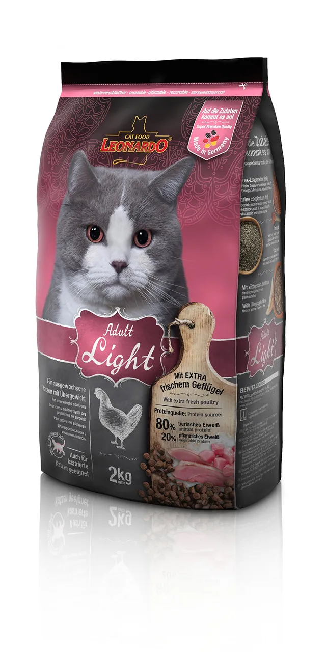 Leonardo Adult Light Trockenfutter Geflügel 2kg Light