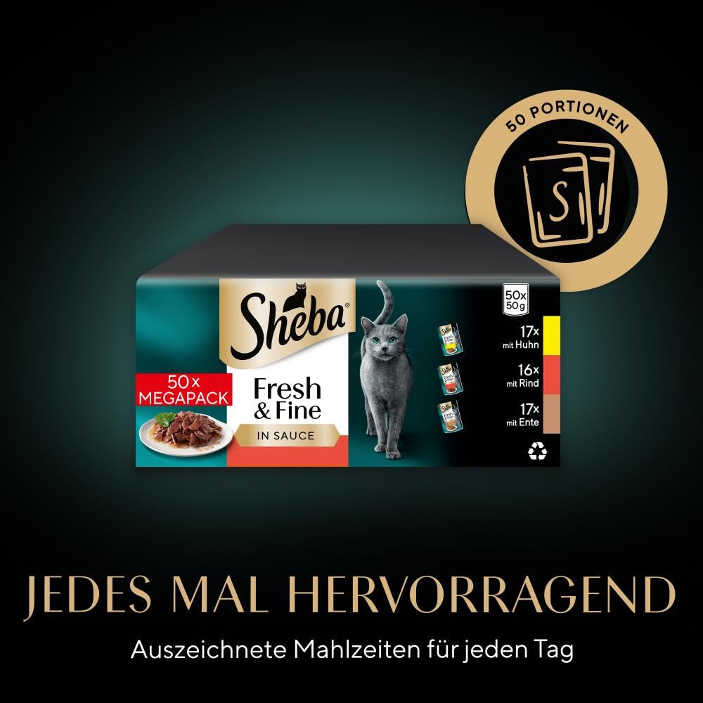 Sheba Fresh & Fine Huhn Nassfutter Gravy Multipack