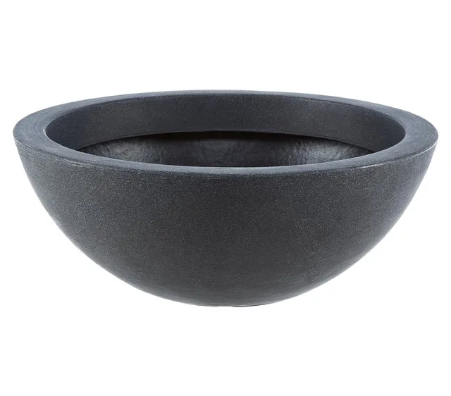 Dehner Kugelschale Pflanzschale Ø52cm anthrazit Miniteich
