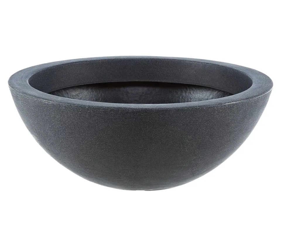 Dehner Kugelschale Pflanzschale Ø52cm anthrazit Miniteich