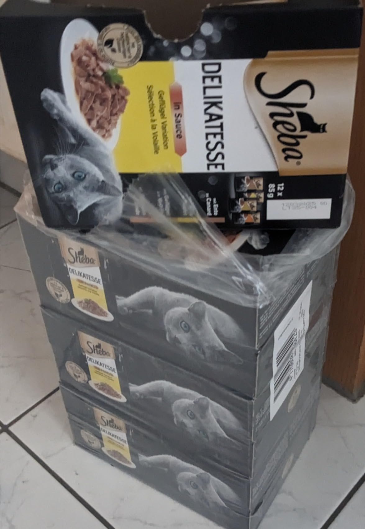 Sheba Delikatesse in Sauce Nassfutter Geflügel 48x85g Sauce