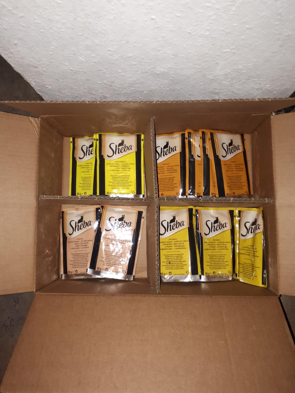 Sheba Delikatesse in Gelee Nassfutter Geflügel 40x85g samtig