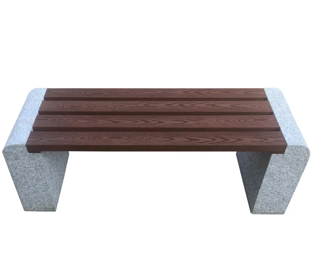 Dehner Fine Nature Gartenbank Granit WPC 120 cm