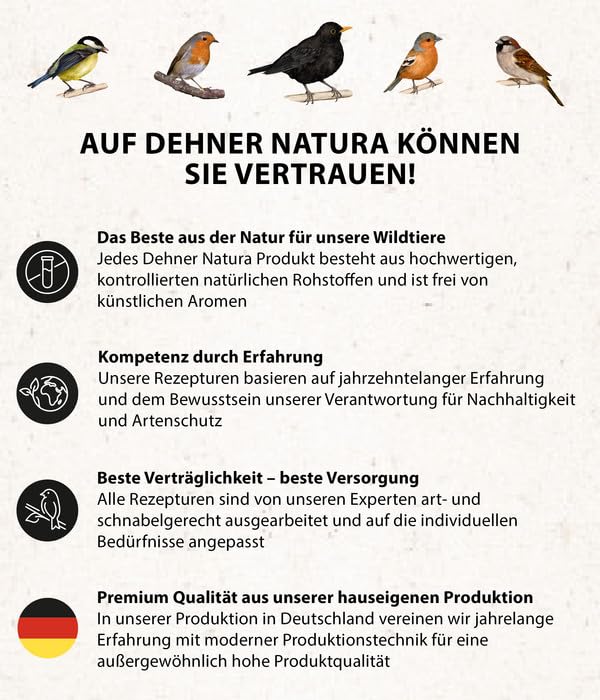 Dehner Natura Meisenknödel mit Netz 60x100g proteinreich