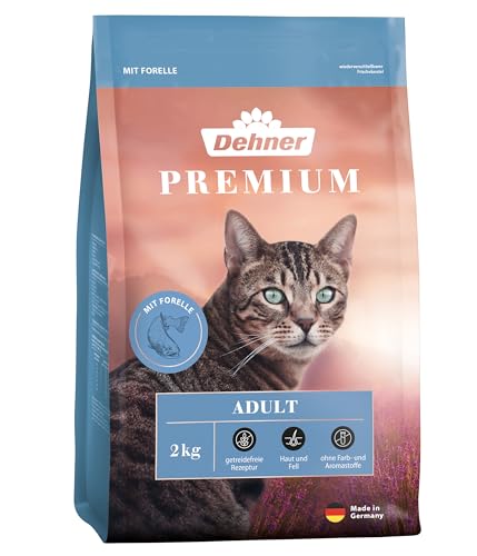 Dehner Premium Lovely Adult Forelle Trockenfutter 2 kg getreidefrei