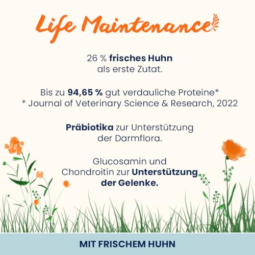 Almo Nature Life Maintenance L Hundetrockenfutter Huhn 12 kg
