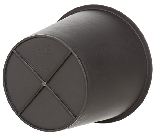 Dehner Universal-Pflanztopf Kunststoff schwarz Ø44x38cm