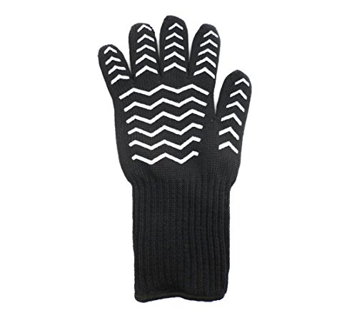 Dehner Grillhandschuh Größe L schwarz Silikon