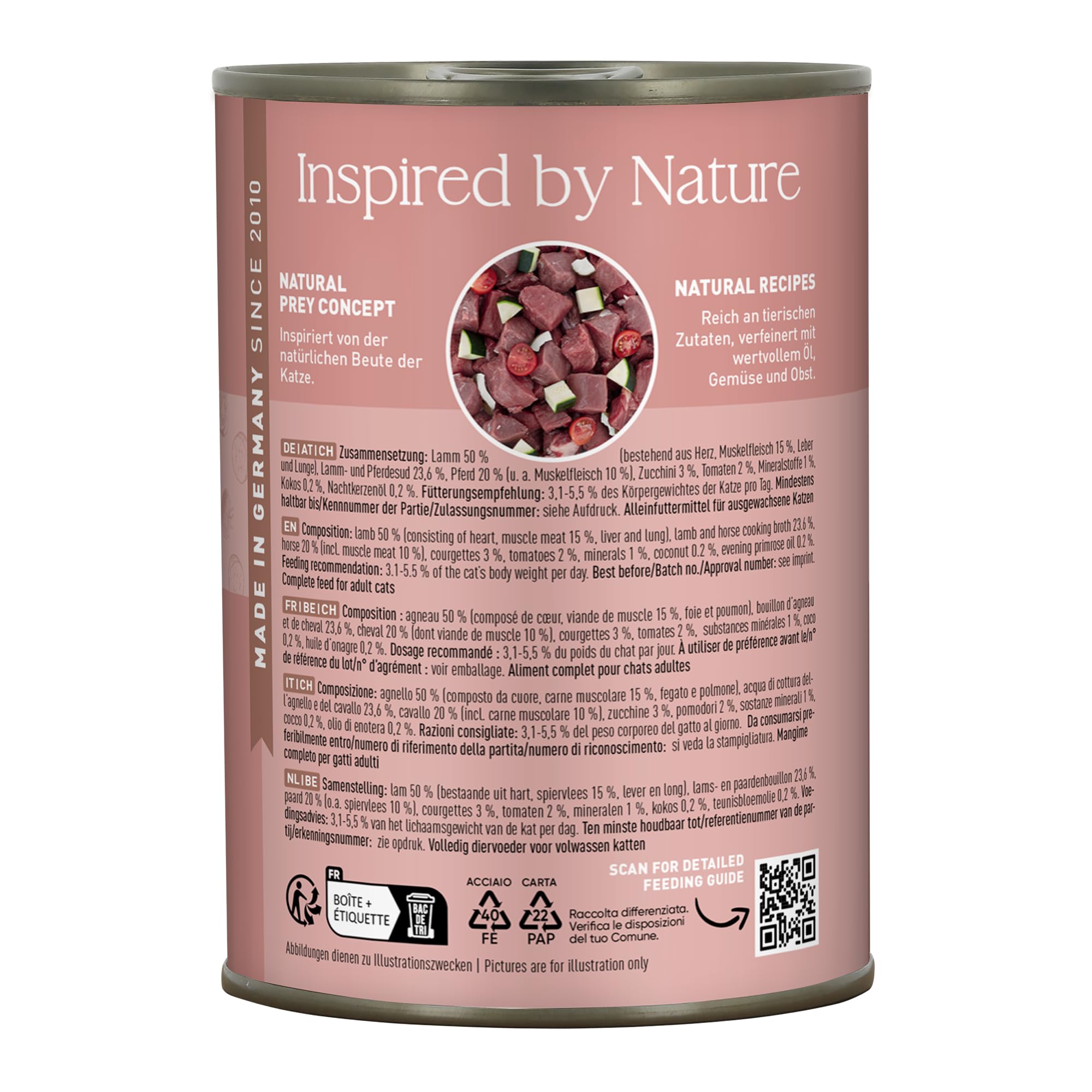 catz finefood N° 19 Lamm & Pferd Nassfutter 6 x 400 g