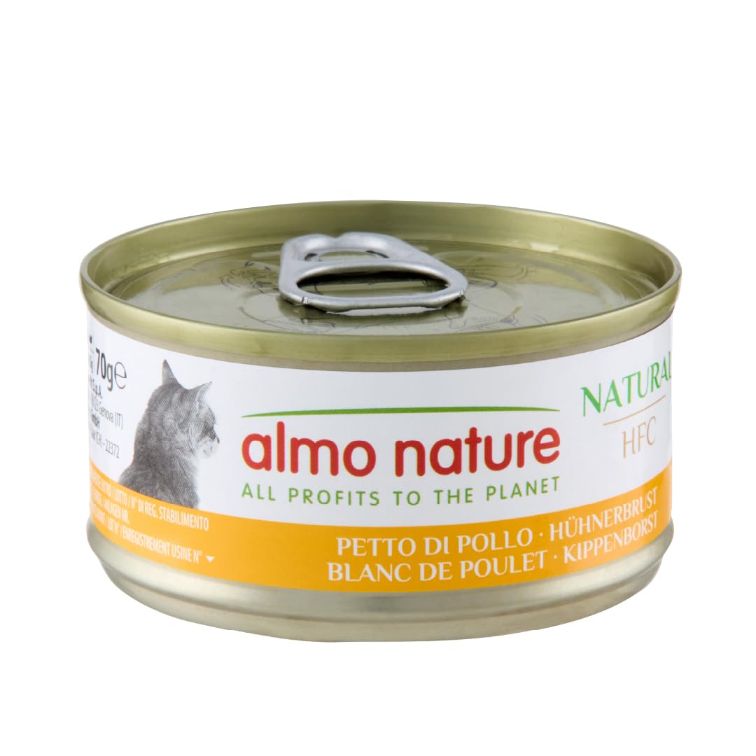 Almo Nature HFC Natural Thunfisch mit Jungsardellen Nassfutter 24x70g in Brühe