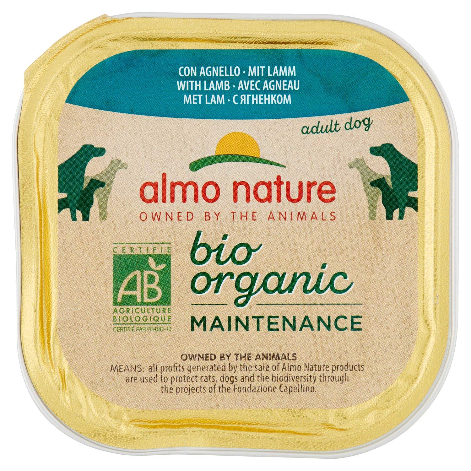 Almo Nature BioOrganic Nassfutter Huhn-Kartoffel 9x300g