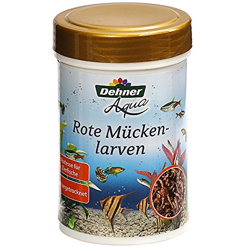 Dehner Aqua Rote Mückenlarven Fischfutter 10 g