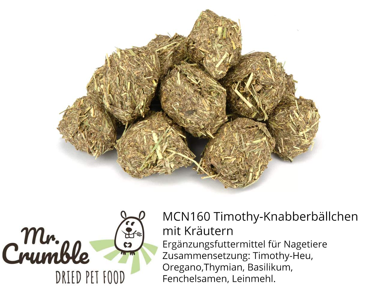 Mr. Crumble Knabberbällchen Heu Snack 6x60g Getreidefrei