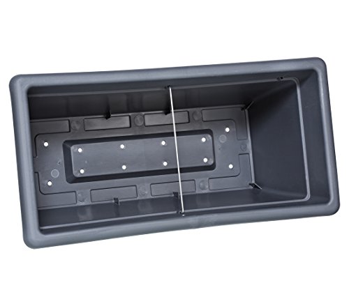 Dehner Blumenkasten 100x45x40cm Kunststoff anthrazit