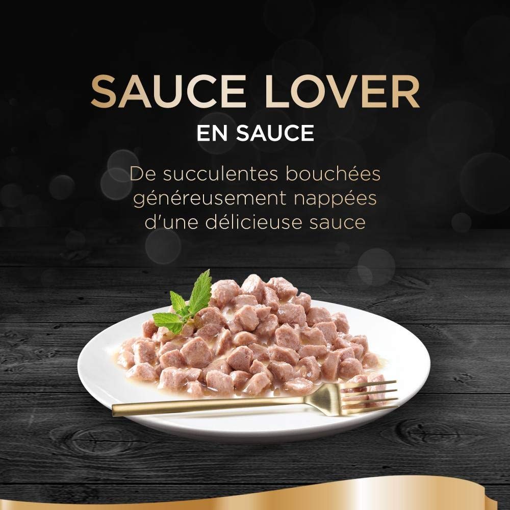 Sheba Sauce Lover Nassfutter Katze 72x85g Huhn Ente Lachs Thunfisch