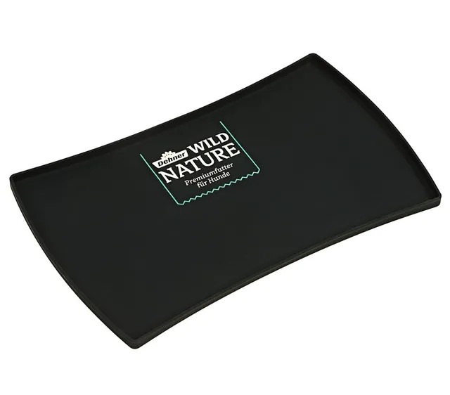 Dehner Wild Nature Napfunterlage Silikon 48x30 anthrazit