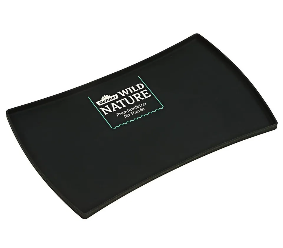 Dehner Wild Nature Napfunterlage Silikon 48x30 anthrazit