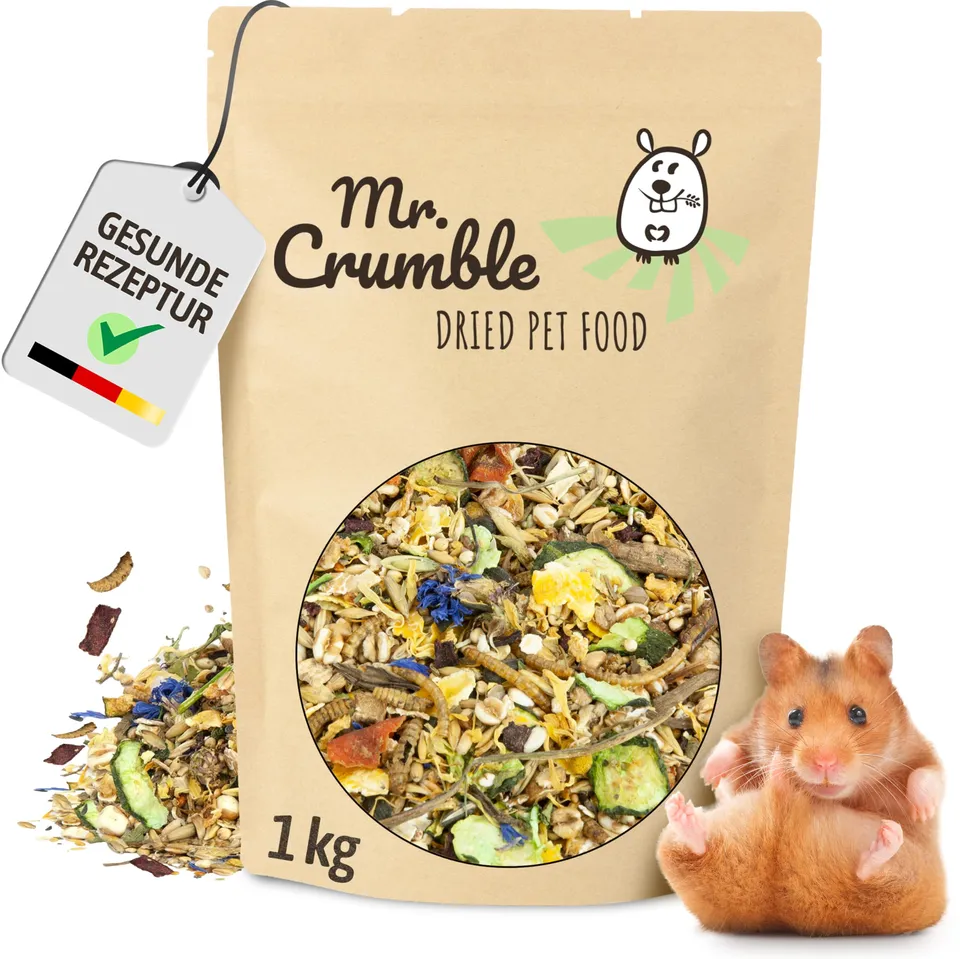 Mr. Crumble Großer Körnerschatz Hamsterfutter 1 kg natürlich