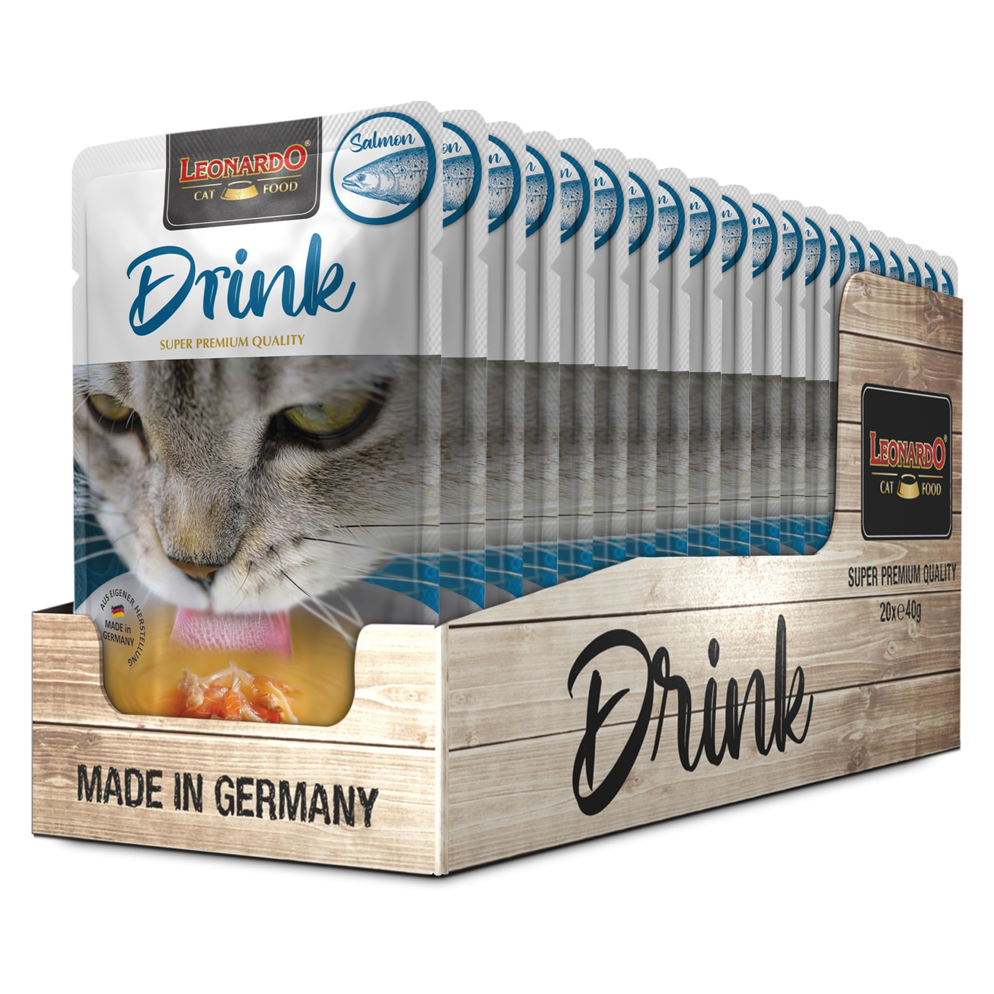 Leonardo Drink Rind Katzendrink 20x40g getreidefrei
