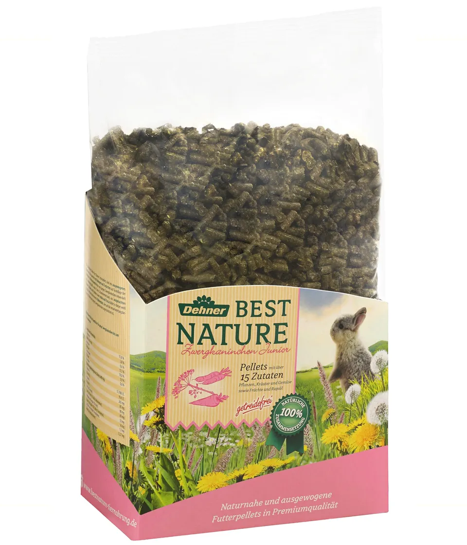 Dehner Best Nature Junior Nagerfutter Pellets 3 kg getreidefrei