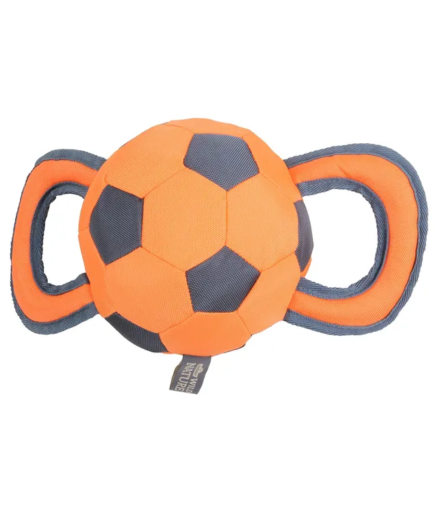 Dehner Wild Nature Handle Ball Hundespielzeug orange 35 cm