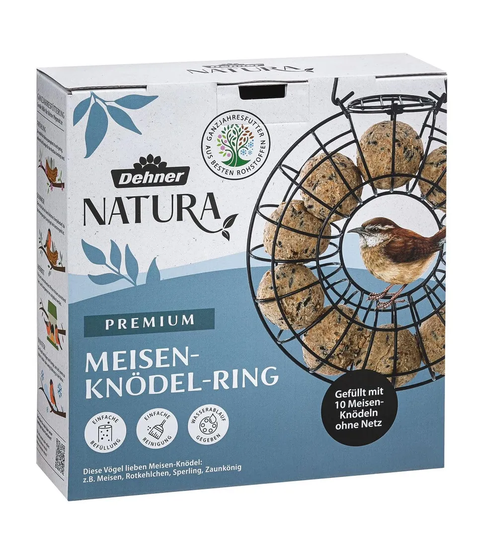 Dehner Natura Meisenknödelring Metall Ø24,5cm 10 Knödel