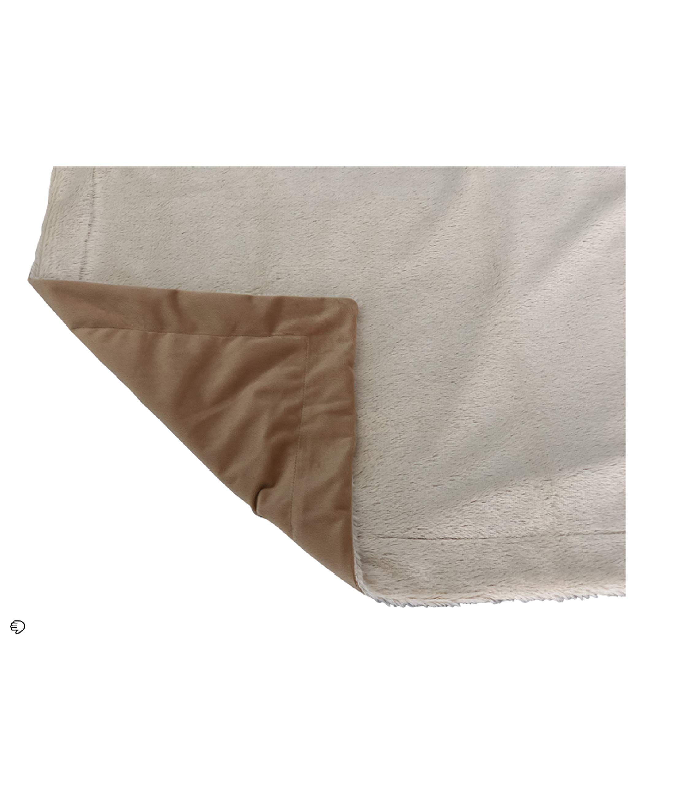 Dehner Sleepy Kuscheldecke beige 100x75 cm Plüsch