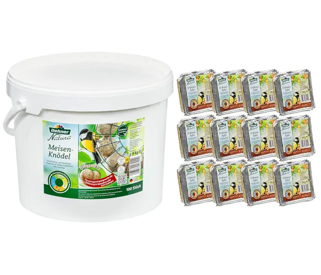 Dehner Natura Set Tafeln 3,6kg + Knödel 100St 10kg