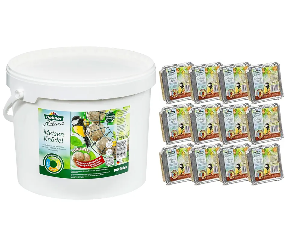 Dehner Natura Set Tafeln 3,6kg + Knödel 100St 10kg