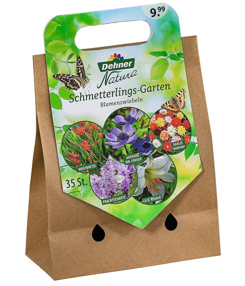 Dehner Natura Blumenzwiebel Mischung Schmetterlings-Garten 35 Stück