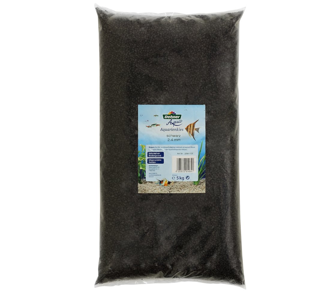Dehner Aqua Aquarienkies 2-4 mm 5 kg rot abgerundet