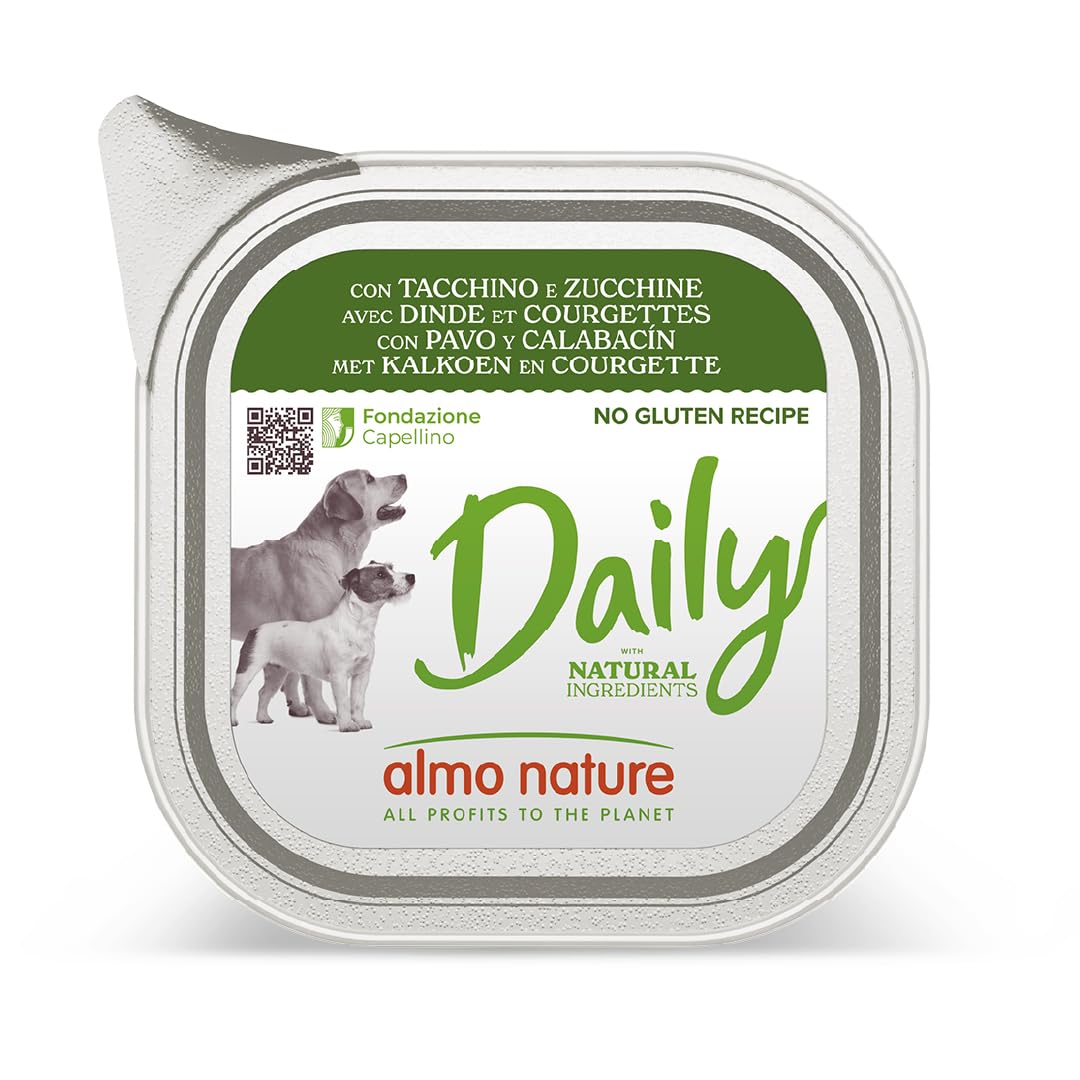 Almo Nature Daily Hundenassfutter Huhn Schinken Käse 100 g