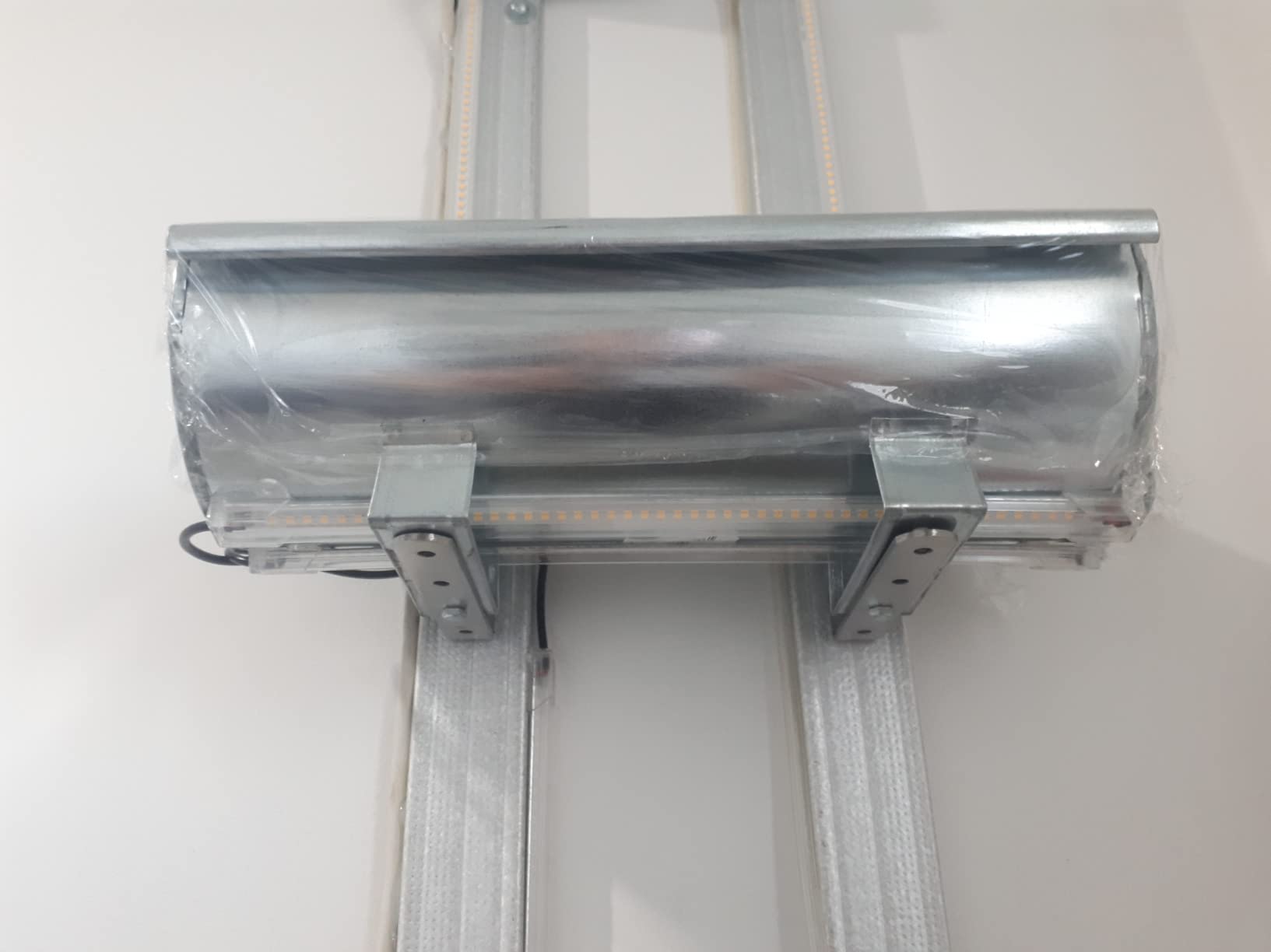 Dehner Dachrinne Pflanzgefäß verzinkt silber 30x17x10cm