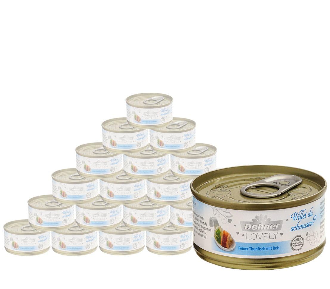 Dehner Lovely Adult Nassfutter Hühnerschenkel Reis 24x70g zart